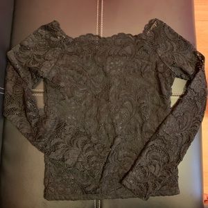 Black lace top 🖤